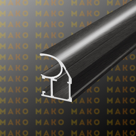 Профиль вертикальный асимметричный MS120 Венге табако (A51)